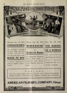 American Ad Moving Picture World 1913