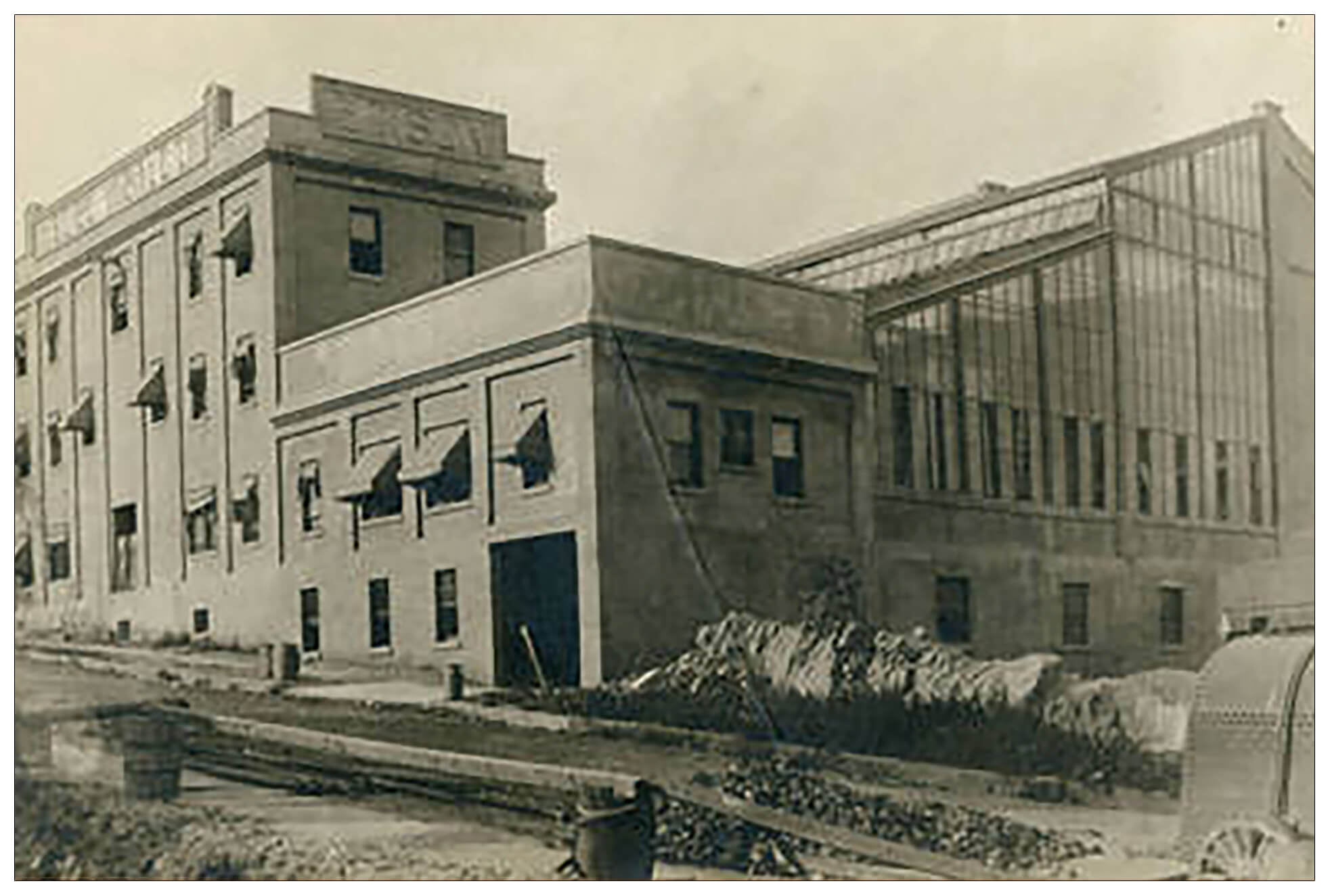 The rear of Edison's Bronx studio-Before