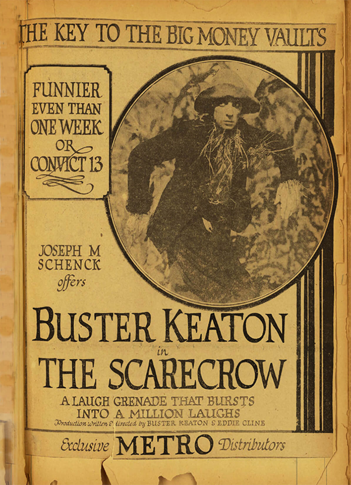 Buster Keaton Poster-Before