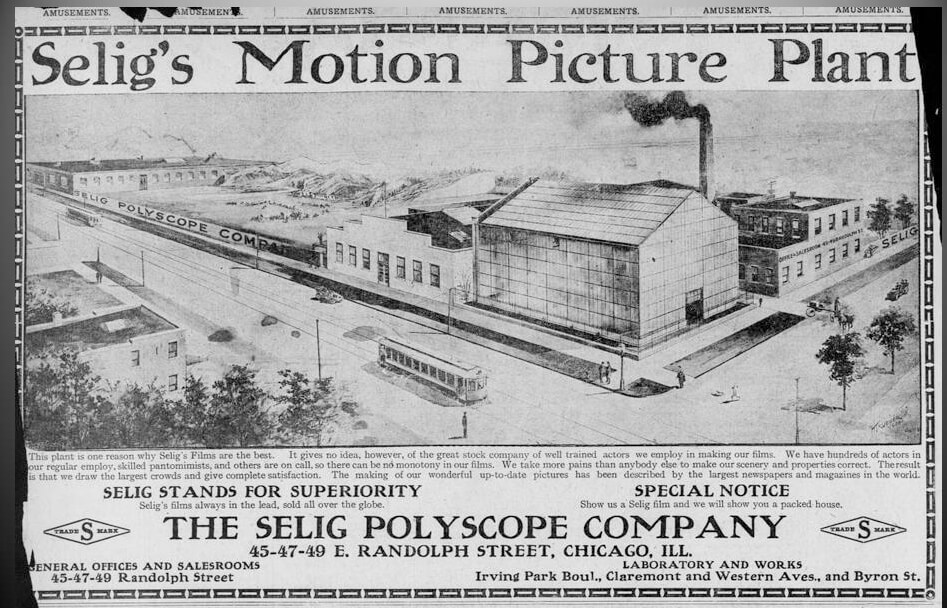 Advertisement for Selig's Chicago studio-Before