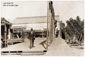 Lasky outdoor and glass stages 1915