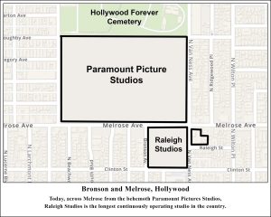 Melrose And Bronson With Paramount Map