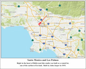 Santa Monica And Las Palmas La Map