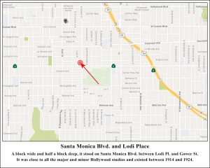 Santa Monica And Lodi Hollywood Map