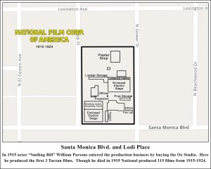 Santa Monica And Lodi National Studio Map