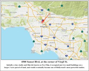 Sunset And Virgil La Map