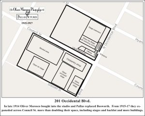 Occidental Morosco Pallas Map 1915