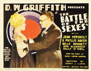 Griffith Battle Of The Sexes 1928 1