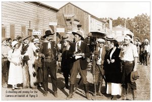 American Crew On Backlot